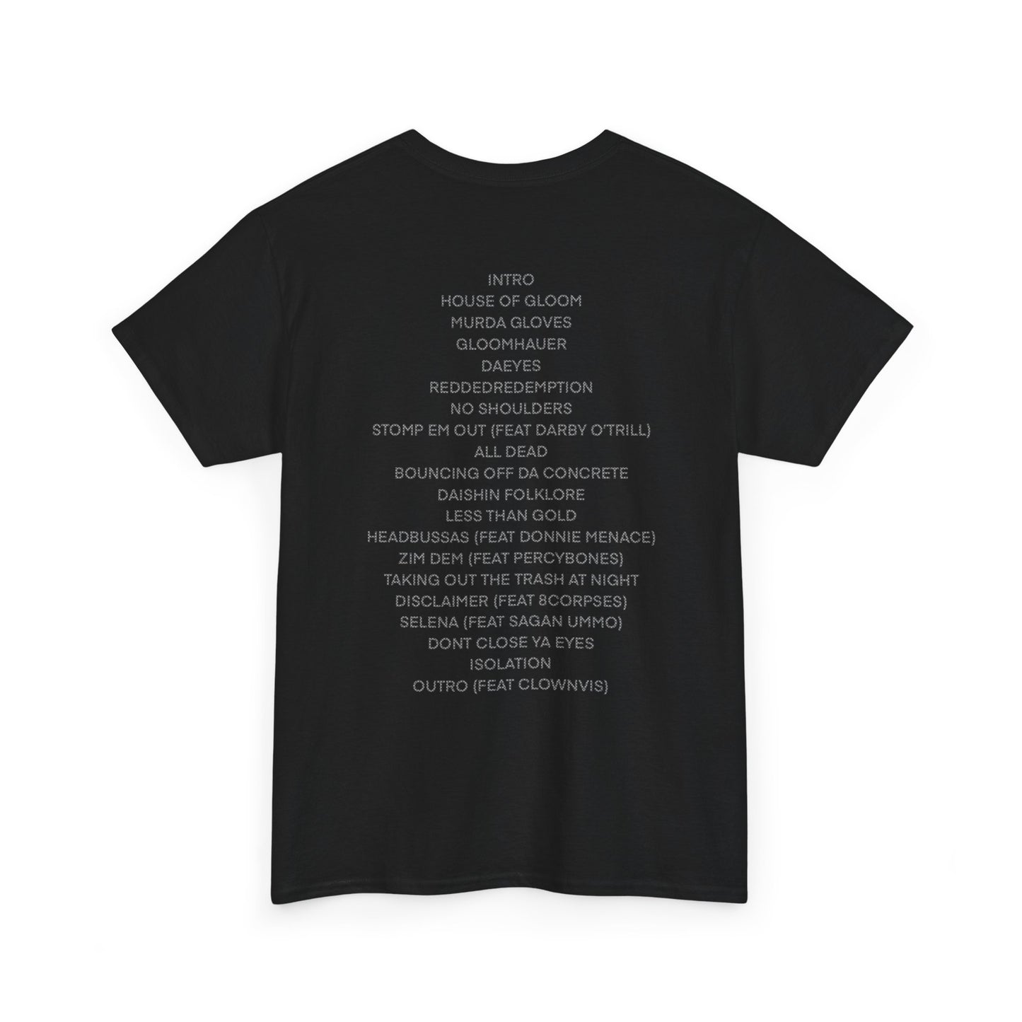 GLOOM UNIT - HOUSE OF GLOOM COVER TEE + BACK